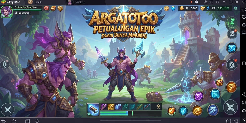 Screenshot menunjukkan aksi seru dalam permainan ARGATOTO.