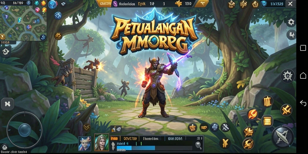 Tangkapan layar gameplay KM789 yang menunjukkan aksi pertarungan seru.