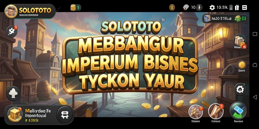 Gameplay Tycoon yang menarik dan menantang di SOLOTOTO.