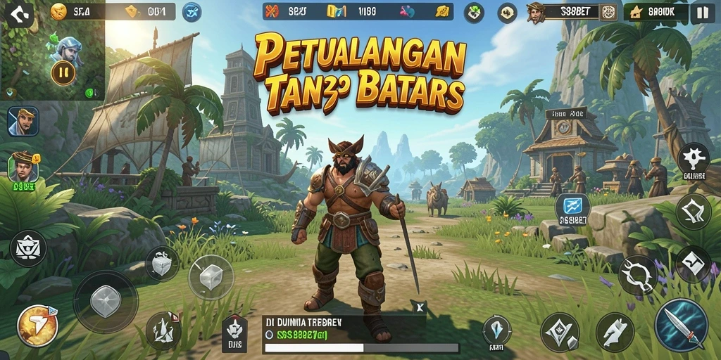 Tampilan gameplay mendalam di dunia terbuka SS88BET.