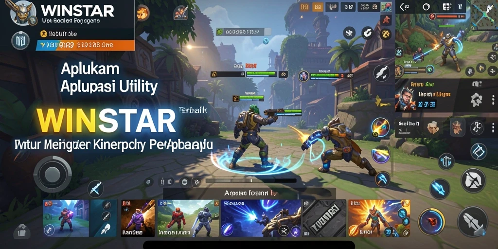 Tampilan utama WINSTAR yang intuitif dan mudah digunakan.